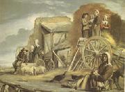 Louis Le Nain The Cart or the Return from Haymaking (mk05) china oil painting reproduction